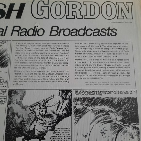 Flash Gordon- Original Radio Broadcast, Vinyl LP - Picture 6 of 6